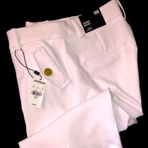 NWT, Express straight high rise ankle pant, size 00R, white